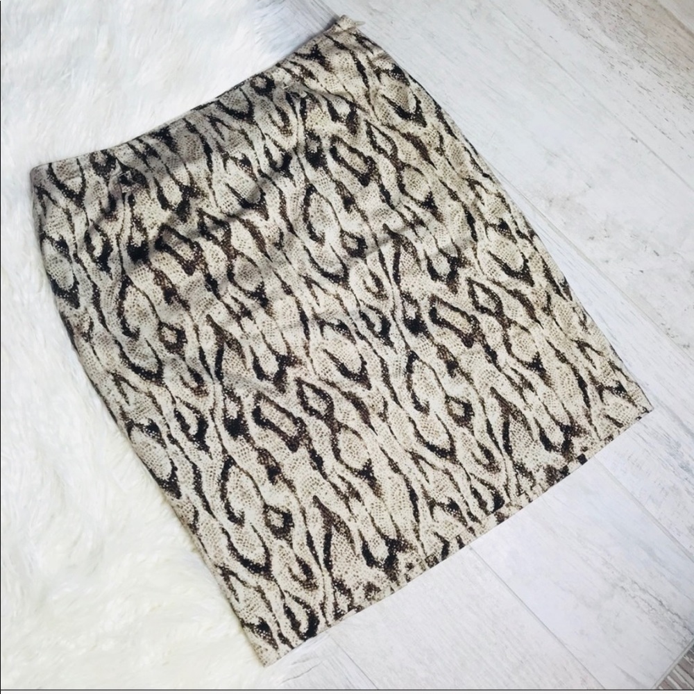 Apt 9 Snake Print Pencil Skirt